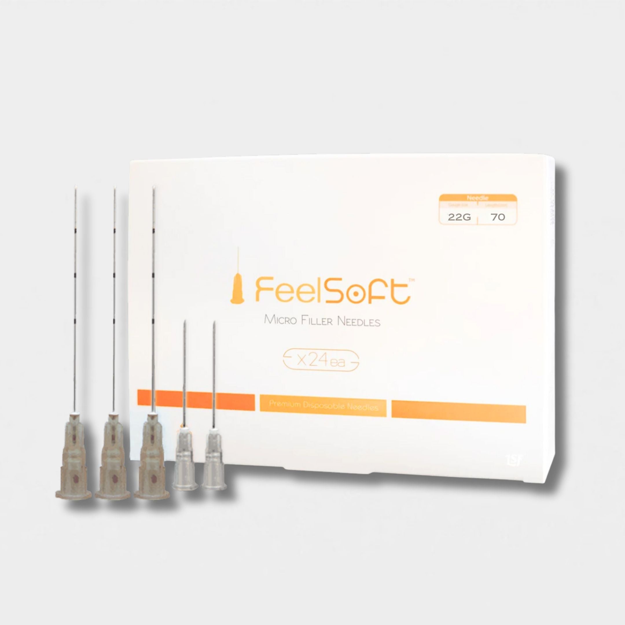 FeelSoft® Micro Filler Cannula (Box of 24) - 22G x 70mm