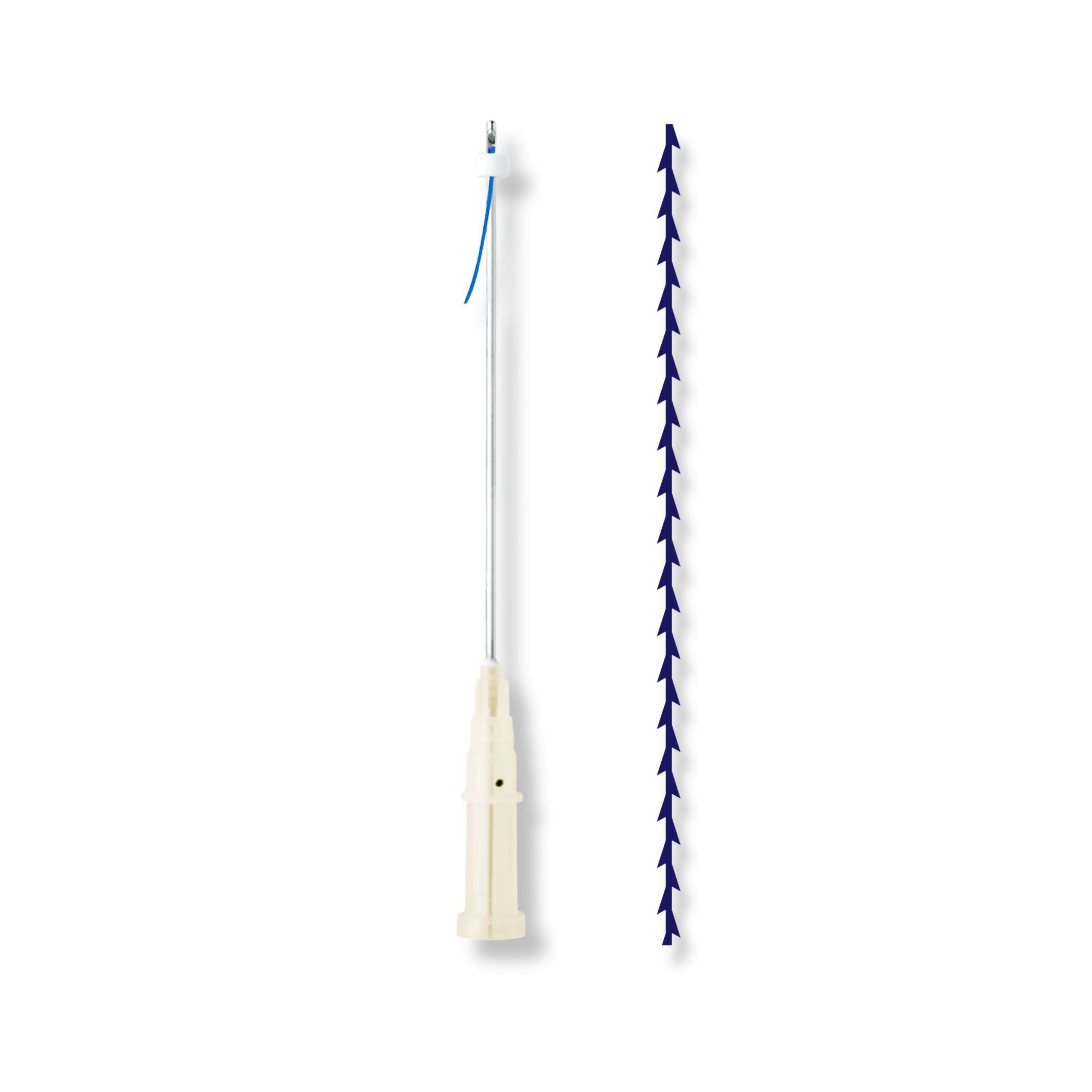 Universal/Type J Pressed COG Bio-Threads® 19G 100mm/200mm (Box of 40)